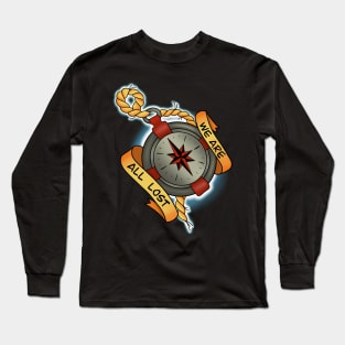 Compass design Long Sleeve T-Shirt